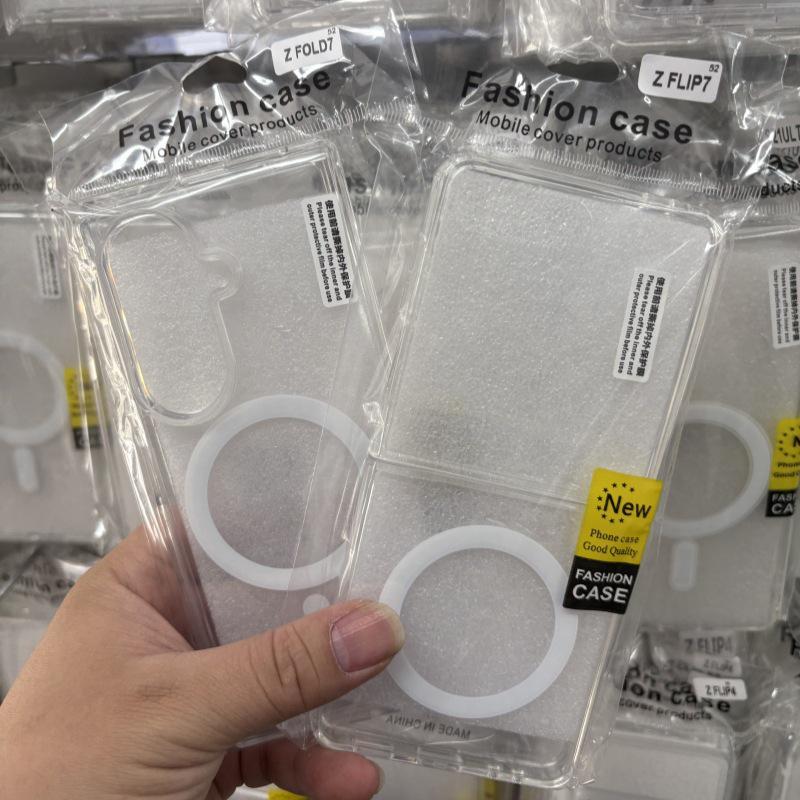 Z FLIP7 Magnetic Transparent Anti-Drop Case for Samsung Z Fold 7