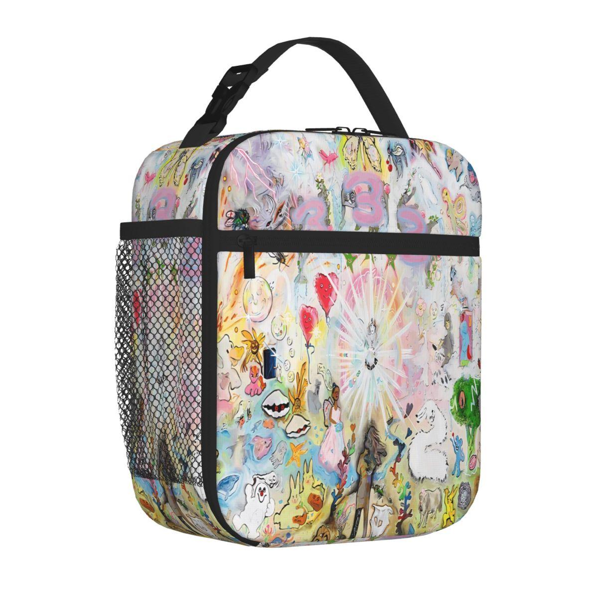 Bestselling Drain Gang Bladee 333 Album Cover Tapestry Dual Use Foldable Lunch Bag Weekend Getaway Outdoor Lunch Bag One Size