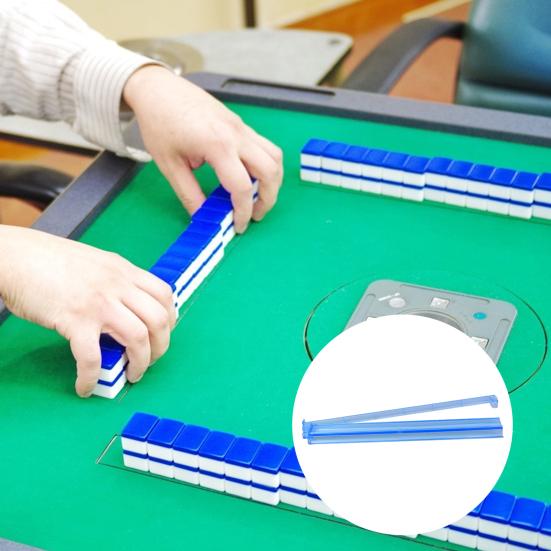 

4 шт. Подставка для маджонга с пушером Сверхпрочная Портативная Многофункциональная Подставка для плиток Американского маджонга Толкатель Линейка для пуша Аксессуары для маджонга