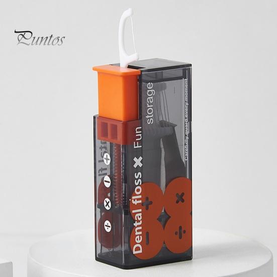 Floss Pick Storage Box Portable Keep Neat Sturdy Odor-free Organize Dental Floss Picks Case for Travel