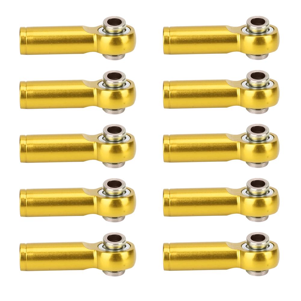 10Pcs Aluminium Alloy M4 and Negative Thrd Tie Push Link Rod Joint For 1/10 Model RC Car