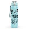 1PC Heart Shape Grandma Text Print 750ml Color Plastic Sports Water Bottle Leakproof Flip Straw Lid Suitable for Sports Office Home Use