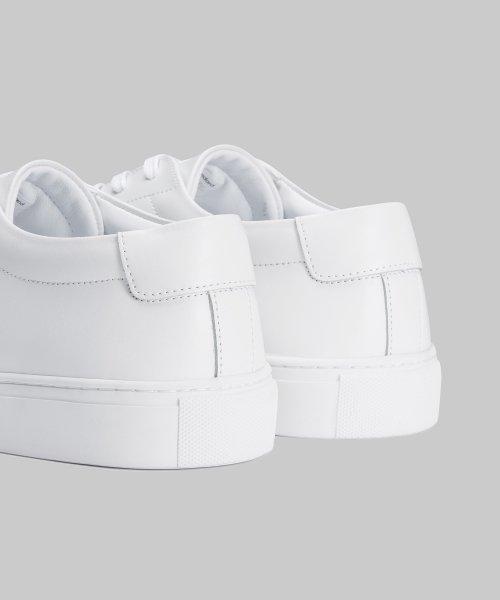 [Musinsa Standard] Leather Court Sneakers MEJFS0Z04-WH
