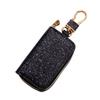 Faux Leather Car Key Case Mini Portable Glitter Men Women Car Key