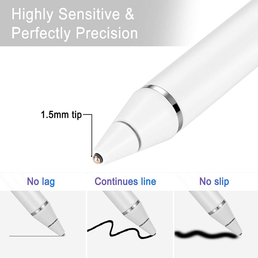 Universal Compatible Smart Stylus Pen Aluminum Alloy Touch for iPad Apple iPhone Other Tablets-Pencil-Style