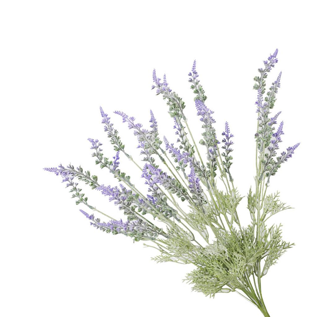 Simulert Lavendel Plast Pastoral Design Simulert Blomstergren Lavendel til Hjemmet 12 Grener