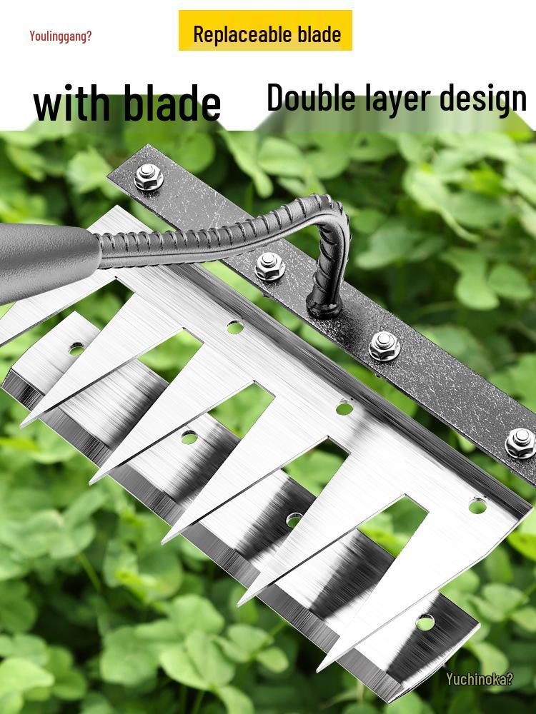 Manganese Steel Multifunctional Weeding Hoe and Rake Set