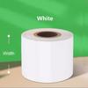Thermal-transfer Care Tag Printer Inked Ribbon 30-50mm Care Label Printing Color Inked Ribbon Roll for Home Textiles/clothing