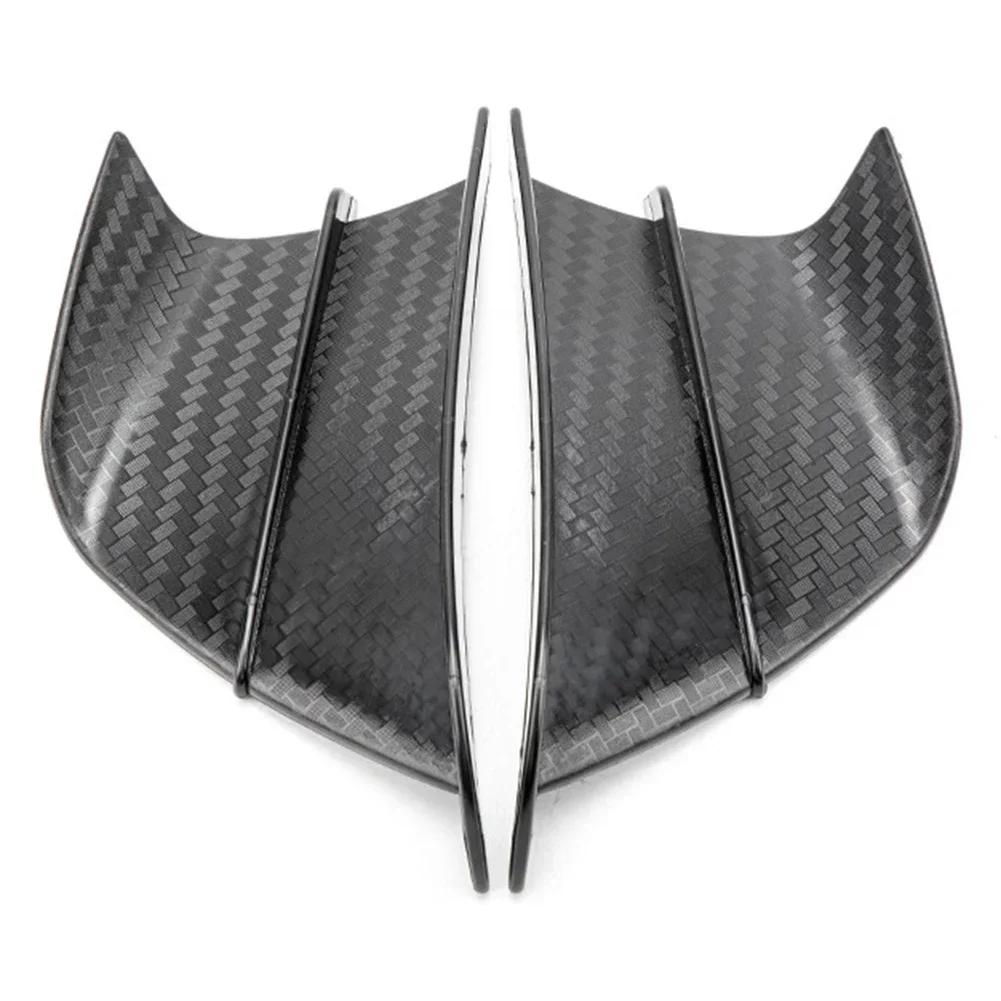 Universal Motorcycle Winglet Aerodynamic Spoiler Wing with Adhesive Motorcycle Decoration Sticker For Yamaha Suzuki Kawasaki
