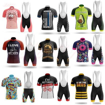 Bicycle Cycling Suit Set Breathable and Quick-drying