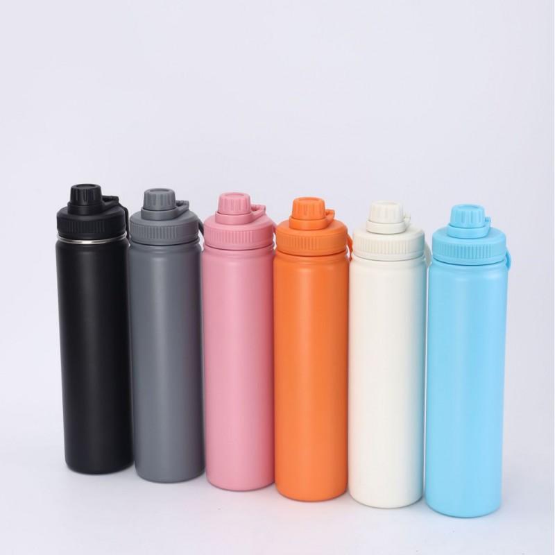 Stainless Steel Vacuum Insulated Thermos Bottle 304 Inner 201 Outer Large Capacity Travel Mug Outdoor Sports Office