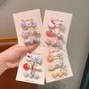 Children'S Hairpin Cute Baby All-Inclusive Cloth Does Not Hurt Hair Bangs Broken Hair Clip Girls Side Duck Bill Clip