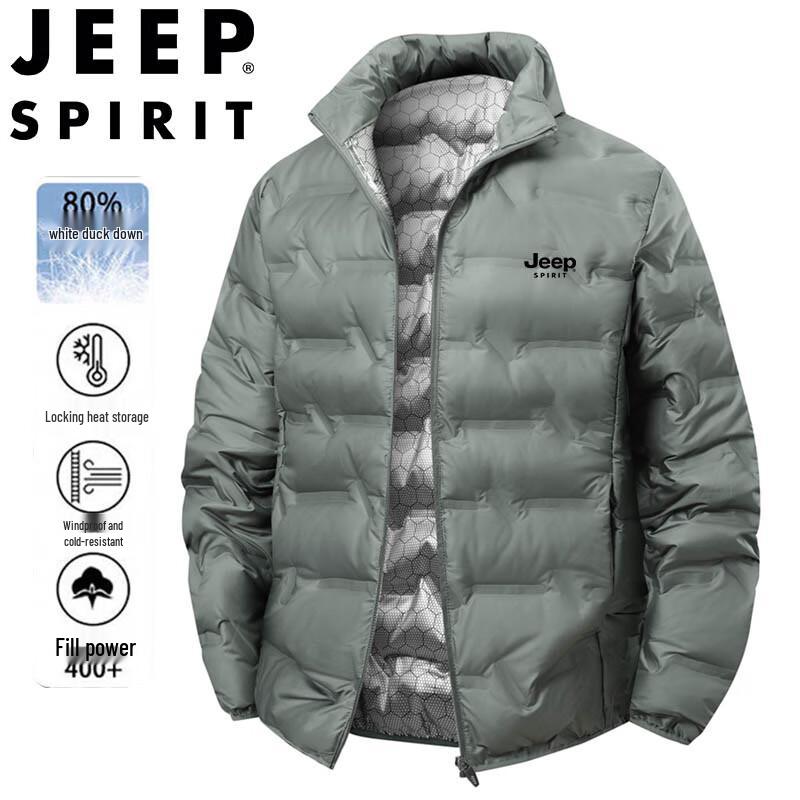 JEEP SPIRIT Men's Stand Collar Down Jacket