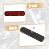 uxcell 4pcs Screw Mount Reflective Warning Reflector M5x0.8 Red Plastic Universal Rectangle for Motorcycle Bike