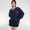 New MLB Los Angeles Dodgers Sweatshirts Unisex Navy Blue 3AMTM0234-07NYD