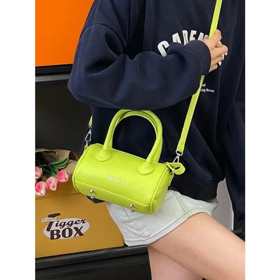 Multicolour Cute Girls Crossbody Bag Korean Soft Leather Zipper Design Casual Handbags Women Mini Shoulder Bags