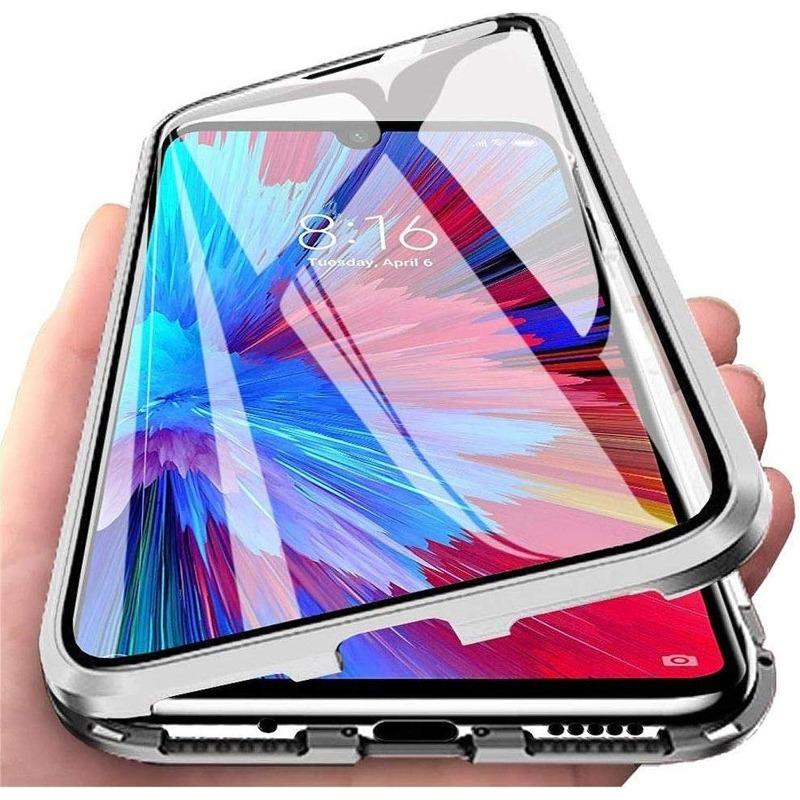 Suitable for Samsung A56 Double Sided Glass Mobile Phone Case A55 Magneto A36 Metal Magnetic Suction Full Pack Protection Case