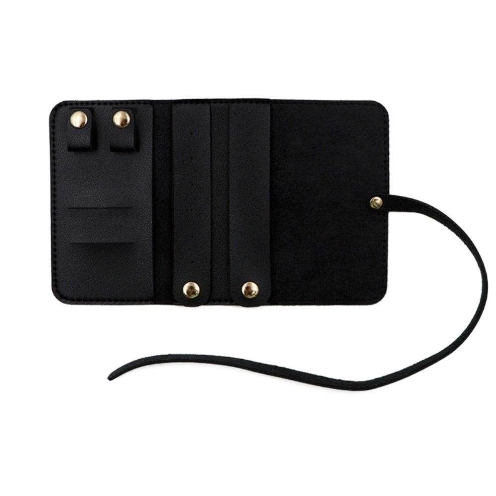 

Портативный органайзер для украшений, рулон, легкий рулон для украшений, упаковочные карманы для ожерелий, для женщин