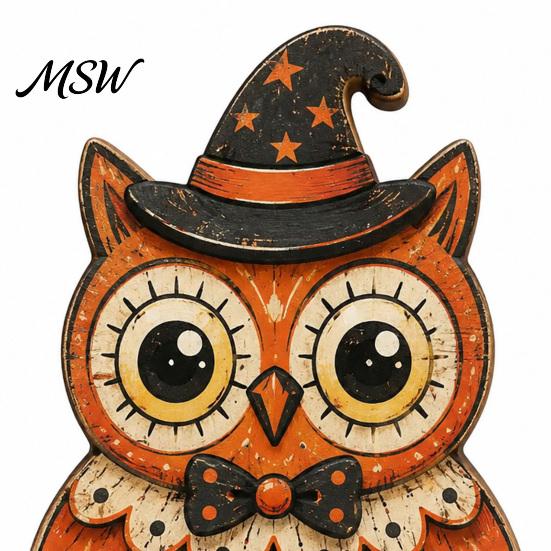 Reusable Wood Holiday Ornaments Halloween Tiered Tray Decorations, Wooden Tabletop Ornaments, Vintage Centerpiece Cute Ghost And Pumpkin Figures
