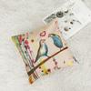 Ancient Oil Painting Birds Linen Pillow Case Pillow Cover Cover Suitable For Car, Sofa And Home Use