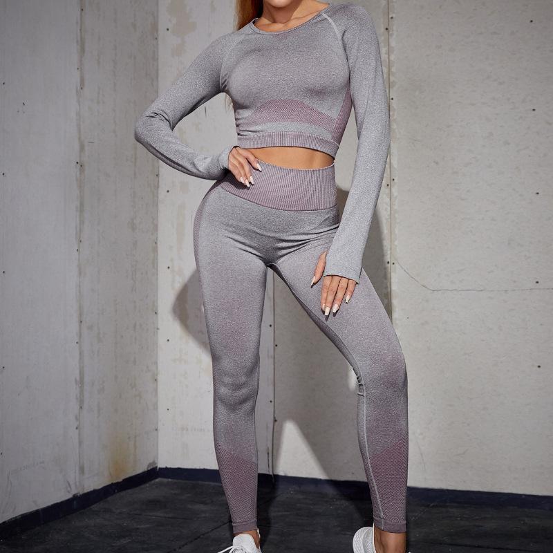 JYL Gathering Hip Lifting Pants Running Yoga Set S фанданго