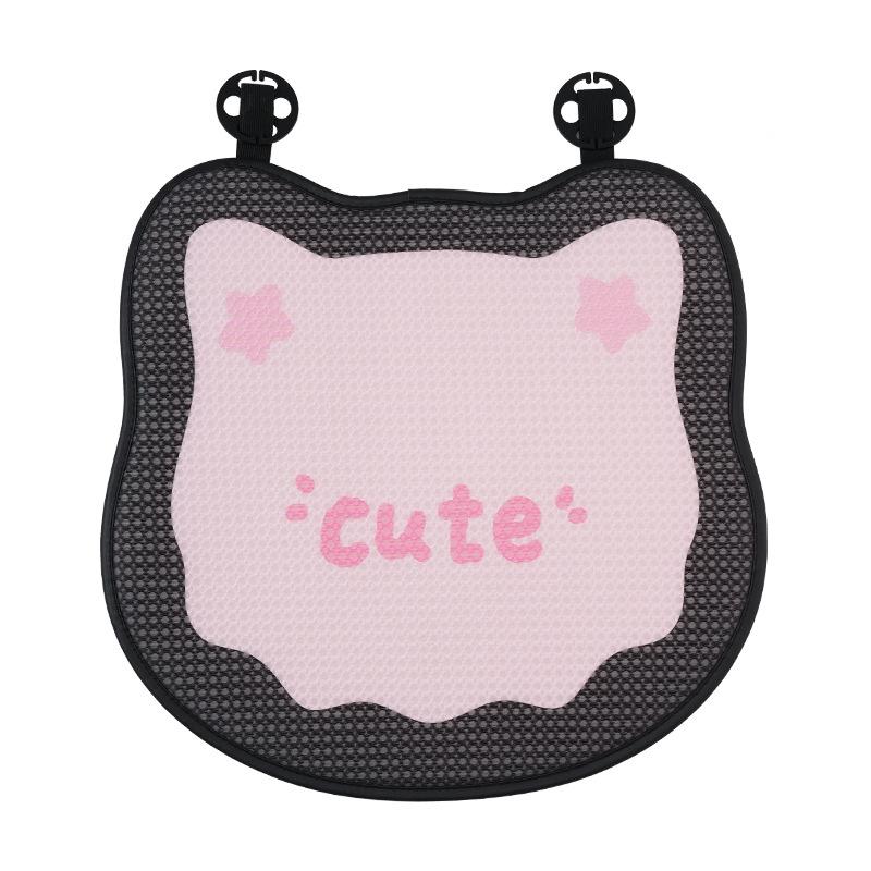 Car seat cushion cartoon bow cat car cool cushion cute universal comfortable car seat cushion female
