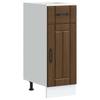 Kitchen Base Cabinet "Lucca" Brown Oak Glued Wood