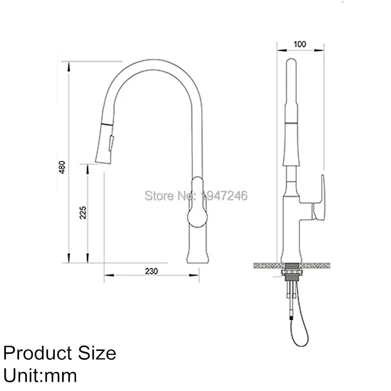 Factory Direct Polish Copper Water Saver Filter Swivel Robinet Para Torneira Chrome White Sink Mixer Pull-out Kitchen Faucet Tap