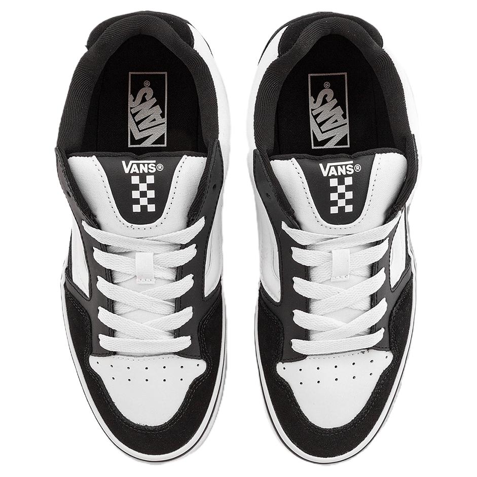 Vans Caldrone Comfortable Versatile Low-Top Skate Shoes Men sneaker Black White VN000CSPBA2