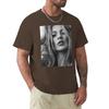 Kate Moss supermodel beauty portrait Long T-Shirt anime customs customizeds T-shirt summer top hippie clothes clothing