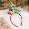 Rain Threads Xmas Tree Hairband Plush Ball Sequin Hair Hoop Fashion Christmas Headband  Women