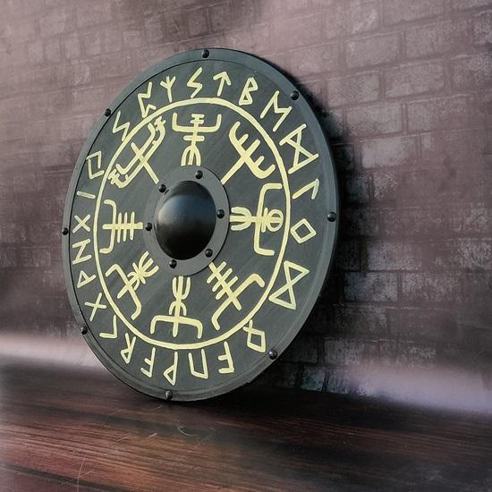 60.96 Cm Historical Cosplay Shield, Medieval Viking Shield, Battle Warrior Knight Shield, Best For Gift