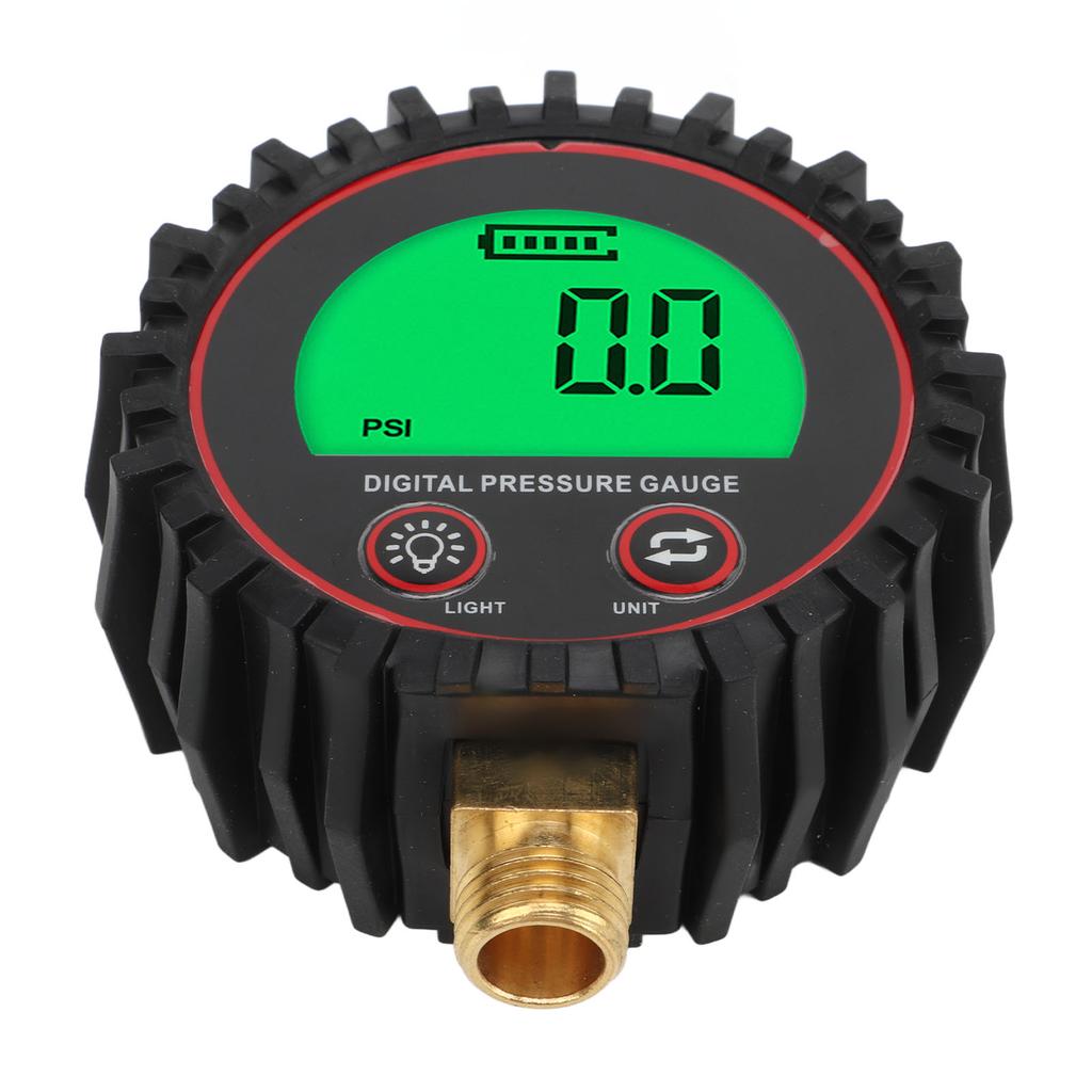 1 4in Digital Pressure Gauge 4 Units Switchable Bright Visibility Accurate for Cars Trucks Motorcycles Trails SUVs RVs