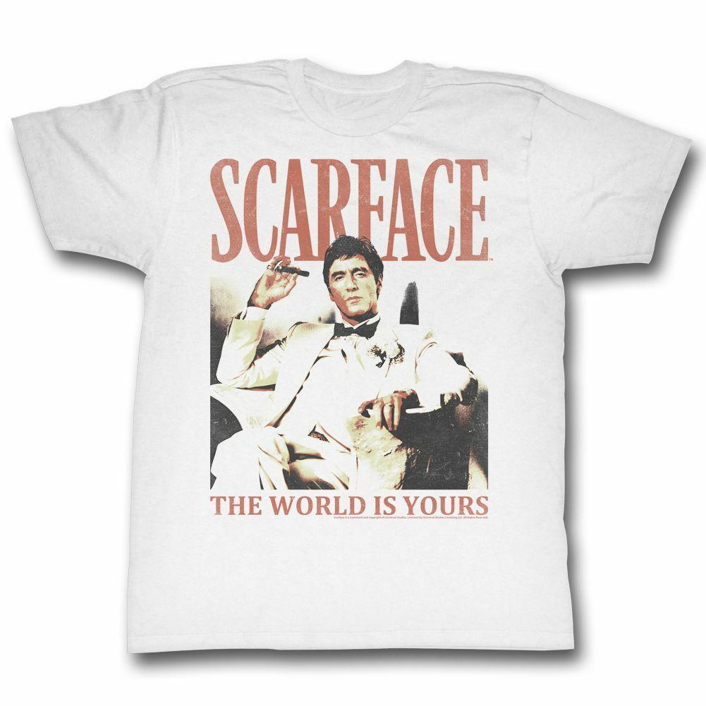 Scarface Da World White T-Shirt L