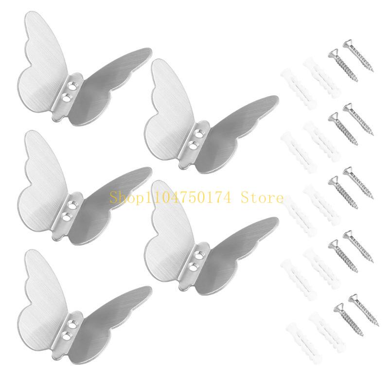 Portable Butterfly Hooks In 304 Stainless Steel Construction For Various Rooms top sale