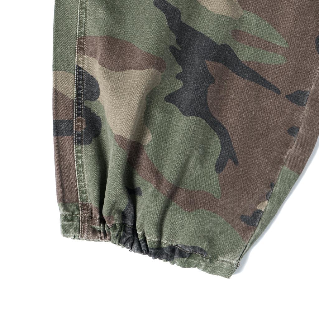 Nodeu Stone Washed Cargo Pants (Camo)