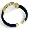 Takeuchi Shoji Rapport Leather Bangle Watch 158008 Women's Navy