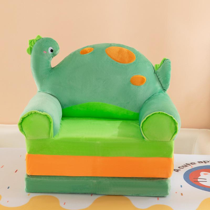 Divano letto pieghevole a cartoni animati per bambini con imbottitura morbida in peluche per la sala lettura dei più piccoli
