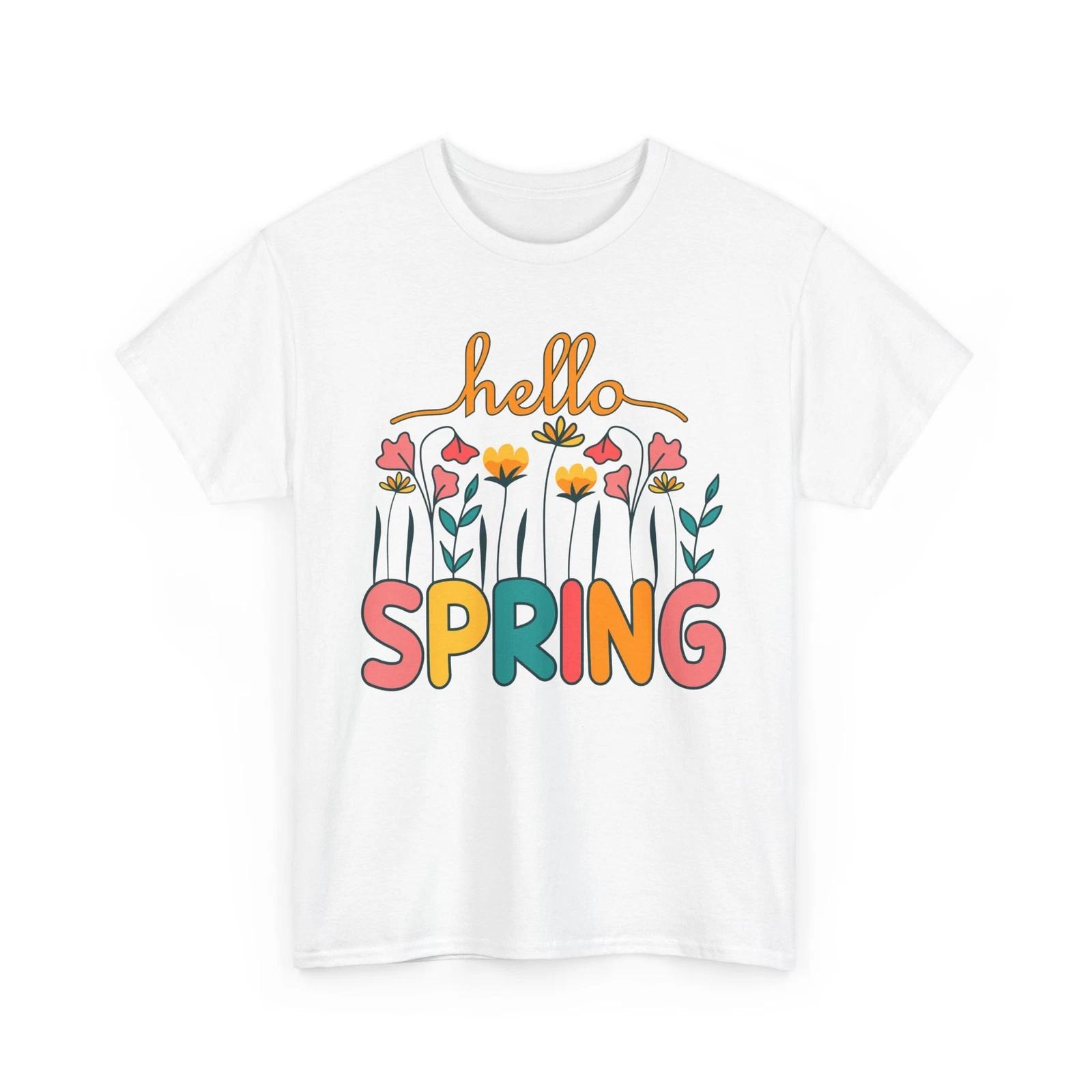 Pollination Season T-Shirt | Bees & Blooms Nature Tee | Hello Spring T-Shirt L