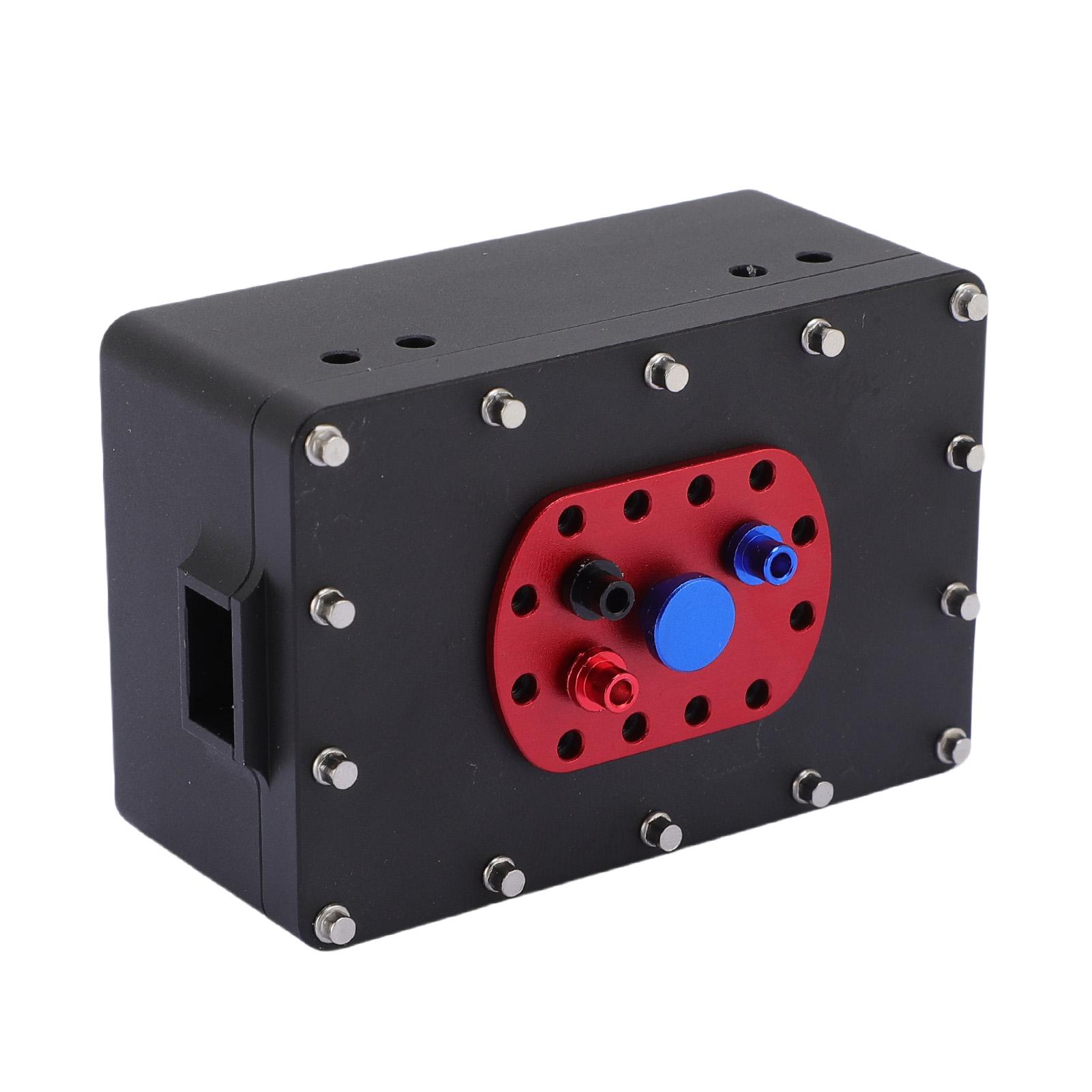 

RC Crawler Receiver Box Aluminium Alloy Detachable Calibration Valve 110 18 Scale RC Fuel Cell