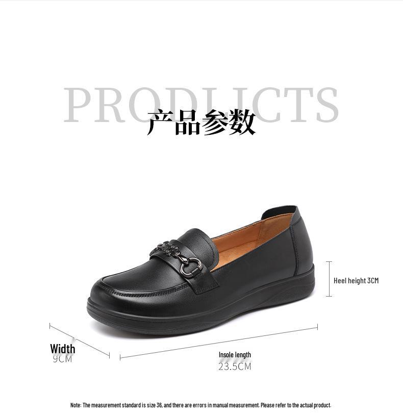 Red Dragonfly Women's Genuine Leather Summer Slip-On Flats