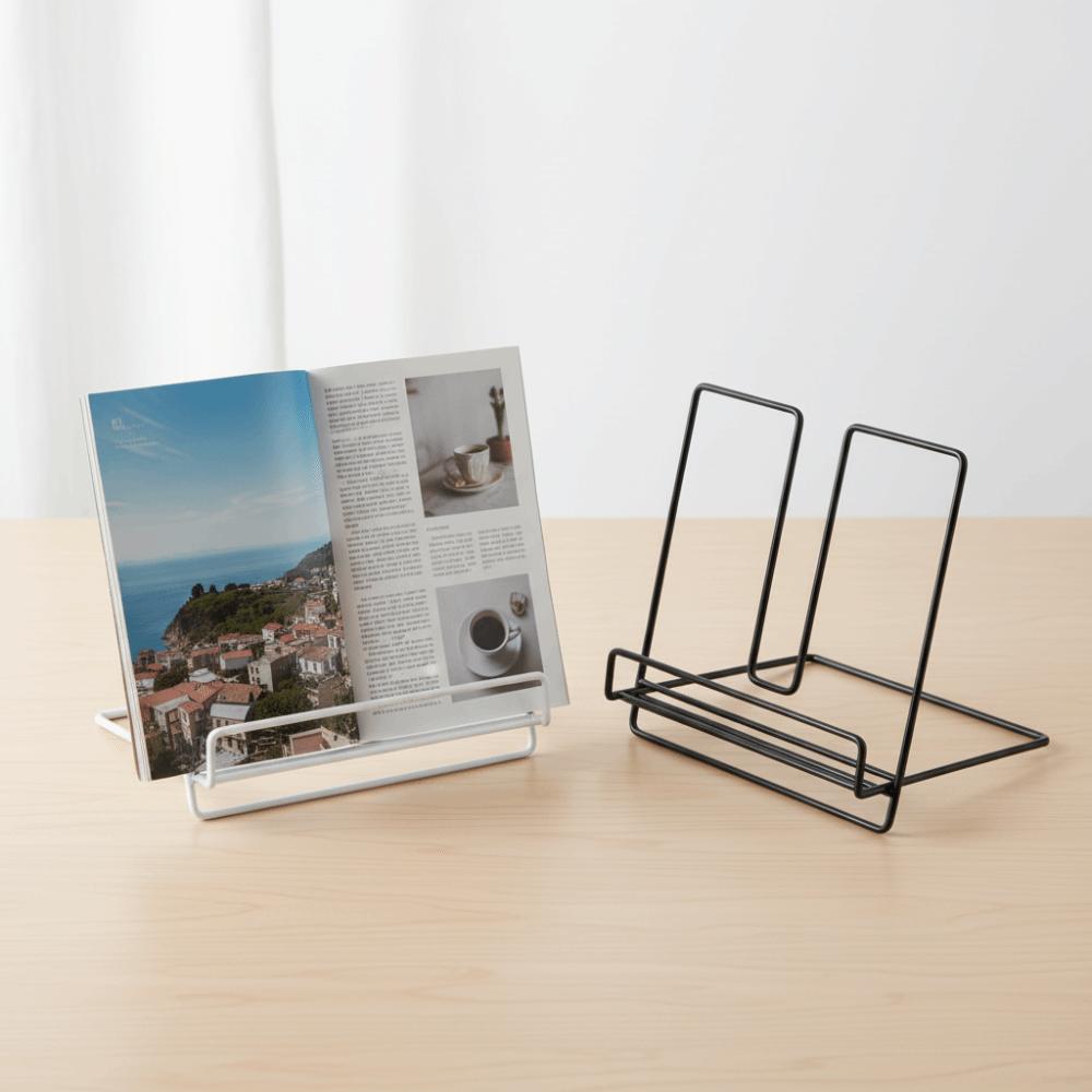 Detachable Magazine Reading Stand Simple Folding Cookbook Bracket  Desktop Organization