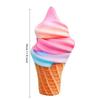 Realistic Ice Cream Cone Plush Pillow Fun Stuffed Toy Soft Kindergarten Dance Show Prop Play Decor Cute Whimsical Essential