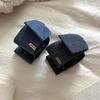 Clips de păr elegant cu fundă din denim - Accesoriu pentru păr de rechin, spate cap și coadă de cal pentru femei