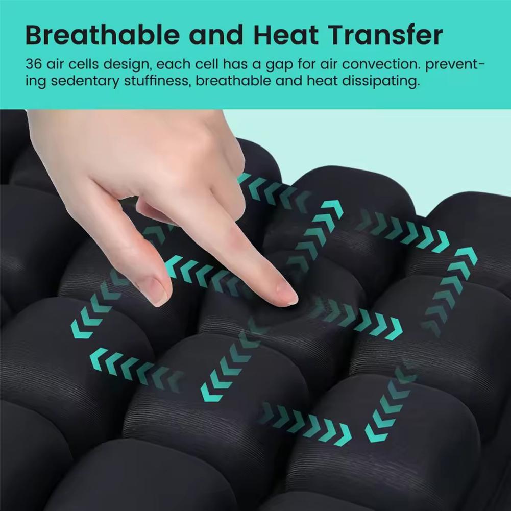 3D Air Bags Travel Cushion Car Double-sided Inflatable Anti-bedsore Cushion Household Office Chair Seat Cushion