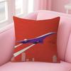 Minimalist Iconic Aviation Supersonic Cushion Cover Car Throw Pillow Case For Sofa Car Christmas Gift 40X40Cm 45X45Cm