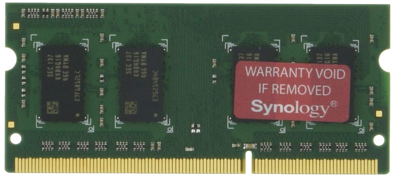 

[Розширена пам’ять для NAS] Synology D3NS1866L-4G [DDR3-1,866-SODIMM 4 ГБ, лише Synology NAS] Продукт місцевого авторизованого дистриб’ютора
