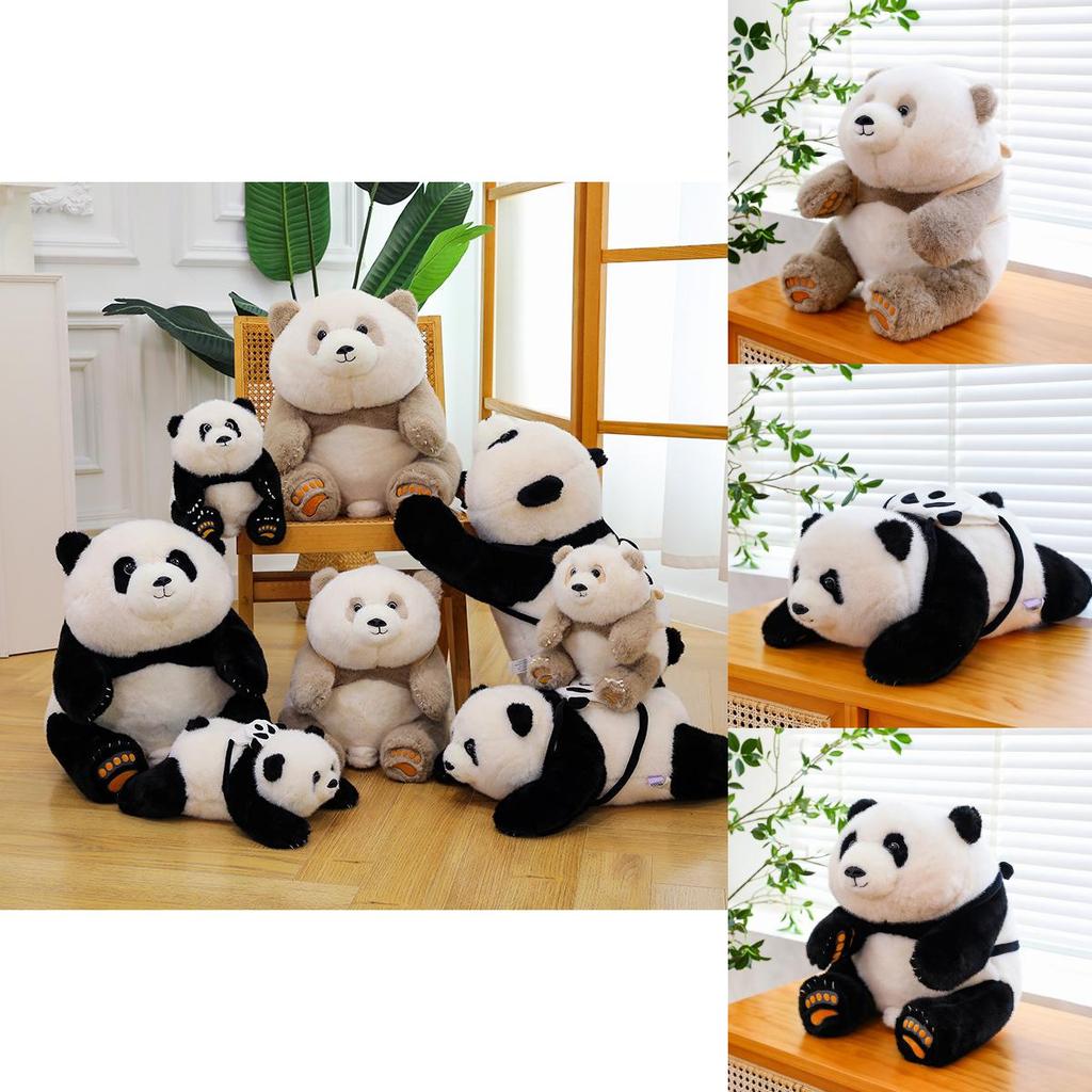 Panda Plush Toy Soft Pp Cotton Stuffed Animal Gift For Kids And Home Decor