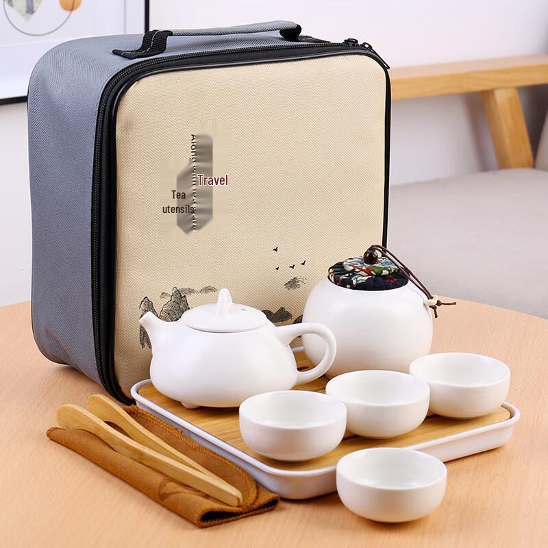 Dehua Ceramic Travel Tea Set