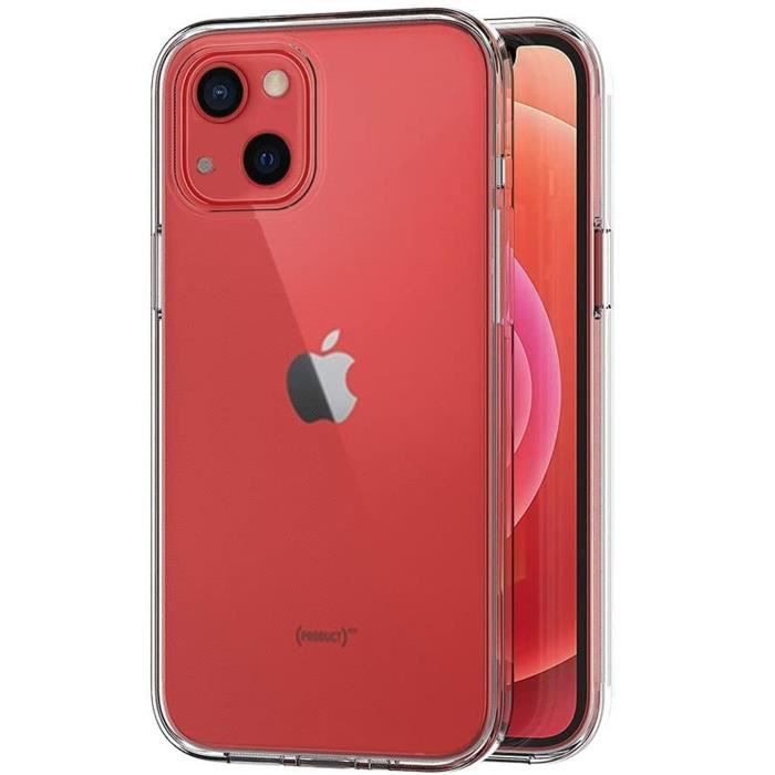Coque pour iPhone 13 - Phonillico - 360 Intégrale - Transparent - Souple - Protection Avant Arrière